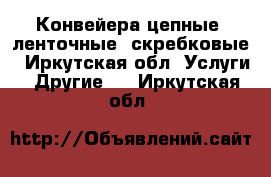 Конвейера цепные, ленточные, скребковые - Иркутская обл. Услуги » Другие   . Иркутская обл.